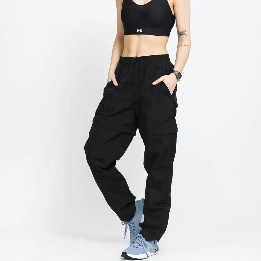 Hose Urban Classics Shiny Crinkle Nylon Zip Pants TB4079 black