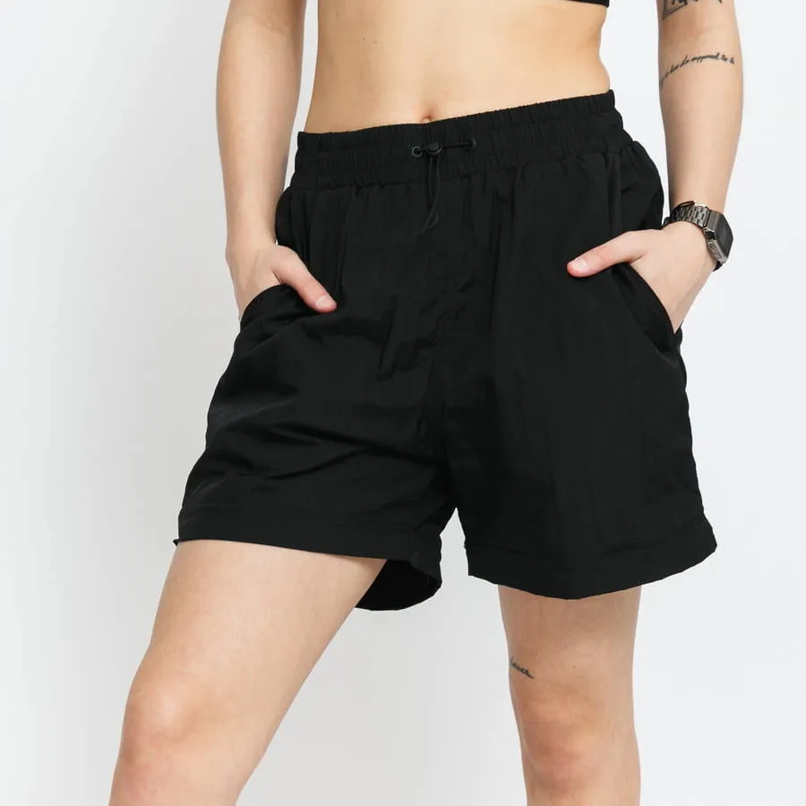 Hose Urban Classics Shiny Crinkle Nylon Zip Pants TB4079 black